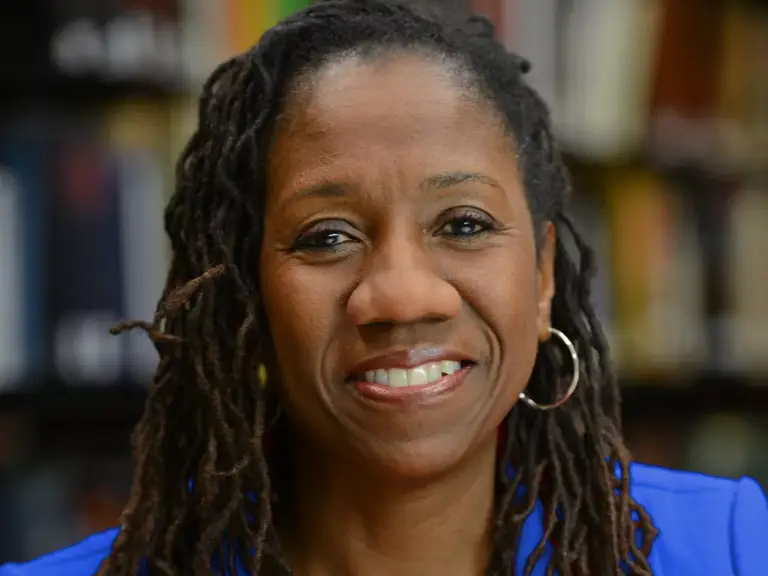 Color headshot photo of Sherrilyn Ifill, LDF's seventh Director-Counsel.