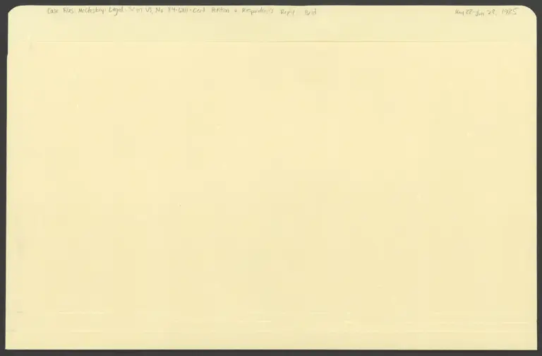Petition for Writ of Certiorari and Respondent's Reply Brief preview