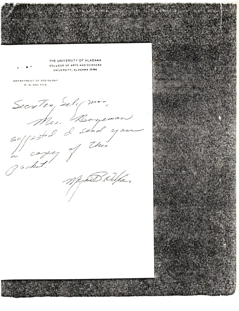 Correspondence from Dobbins to Days preview