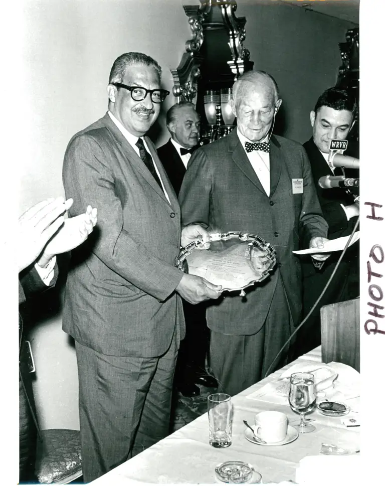 Marshall, Thurgood; and Others (2 folders), 1956, undated - 12 of 14 preview