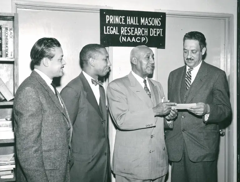 Marshall, Thurgood; and Others (2 folders), 1956, undated - 2 of 14 preview