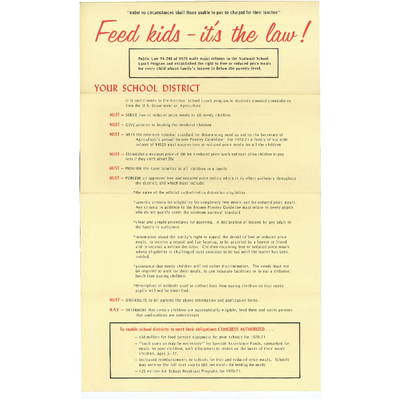 Feed Kids - It's the Law! preview