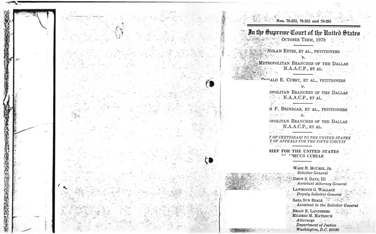 Brief for the United States as Amicus Curiae preview