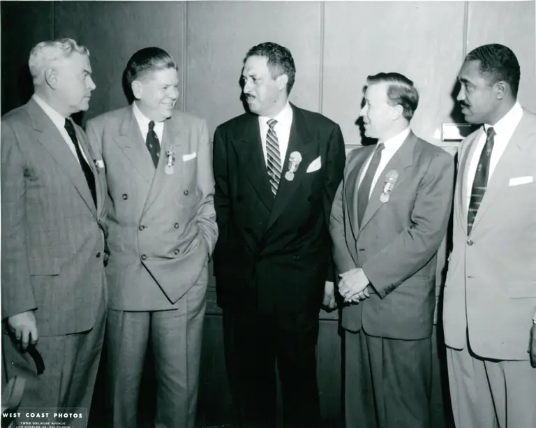 Marshall, Thurgood; and Others (2 folders), 1956, undated - 7 of 14 preview