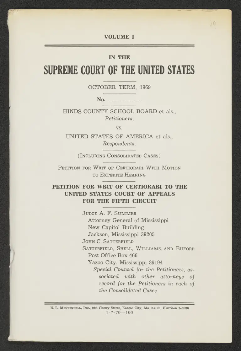 Petition for Writ of Certiorari to the US Court of Appeals for the Fifth Circuit preview