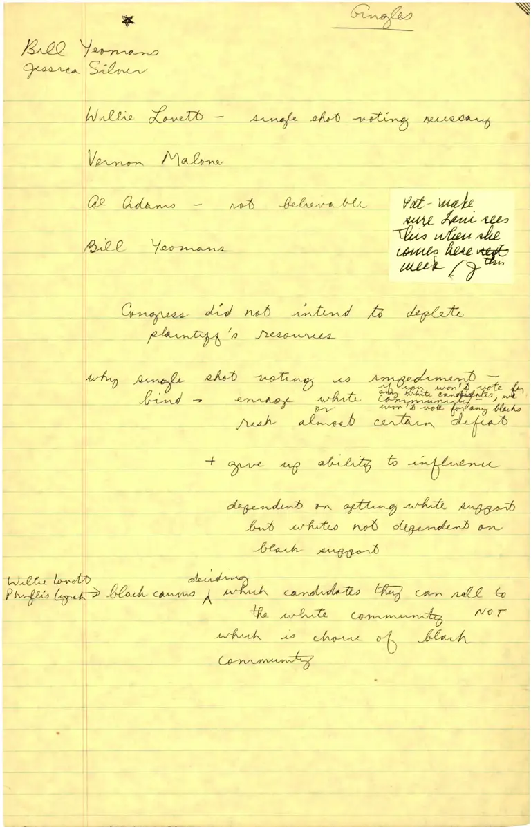 Attorney Notes preview