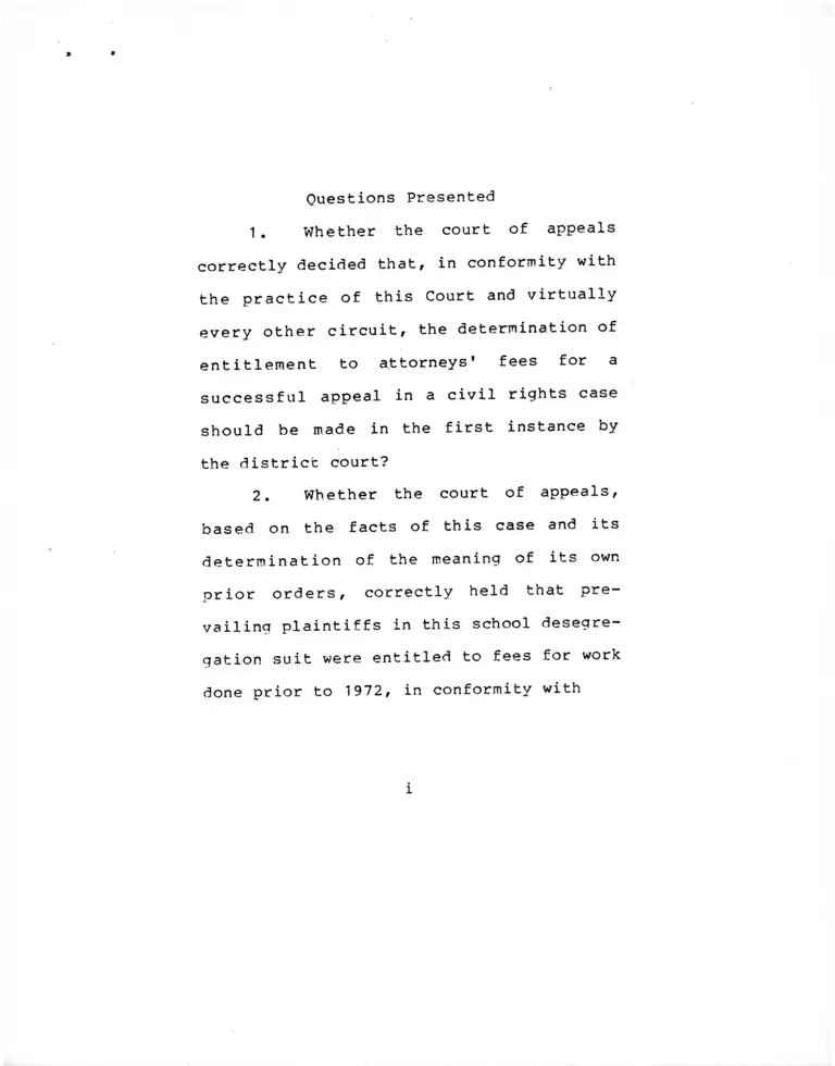 Metro Board of Education of Nashville, Tennessee v. Kelley Brief in Opposition to Petition for Writ of Certiorari preview