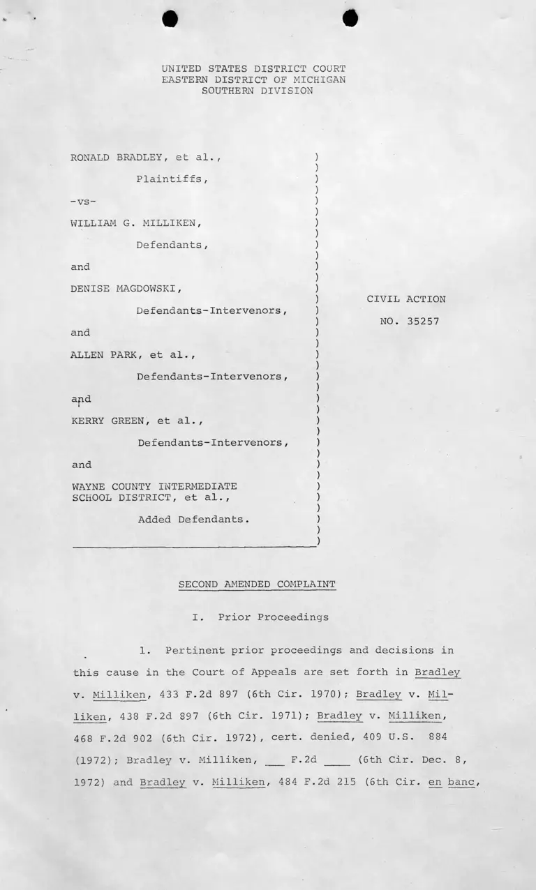 Second Amended Complaint preview
