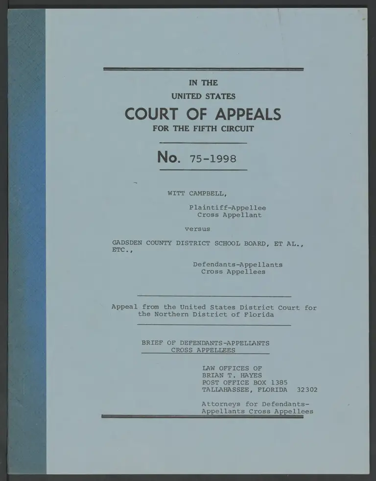 Brief of Defendants-Appellants Cross Appellees preview