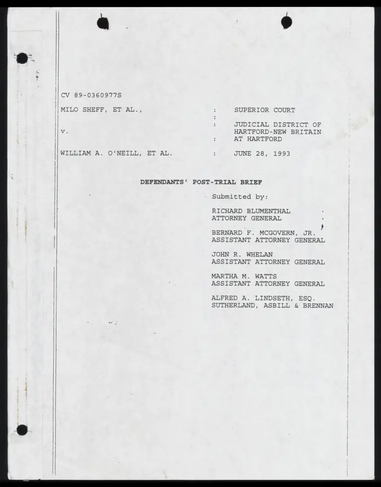 Defendants' Post-Trial Brief with Appendix preview