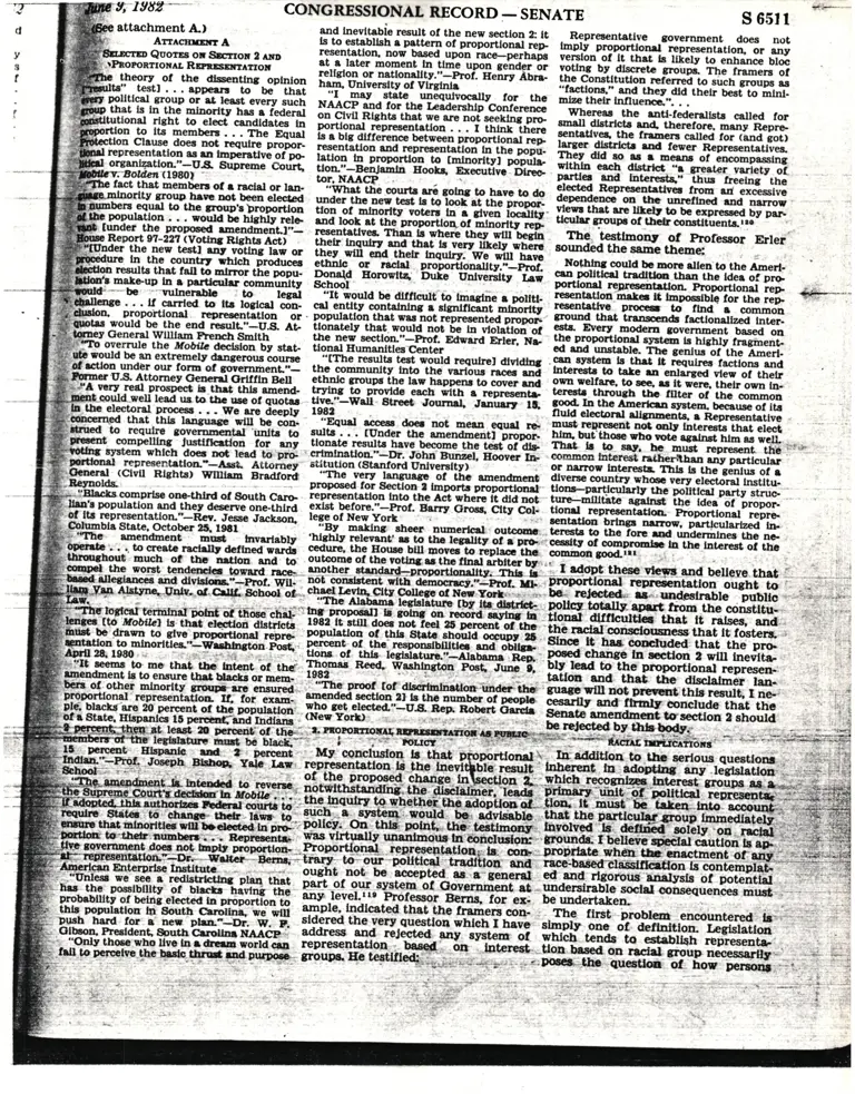 Legal Research on Congressional Record S6511-S6517 preview