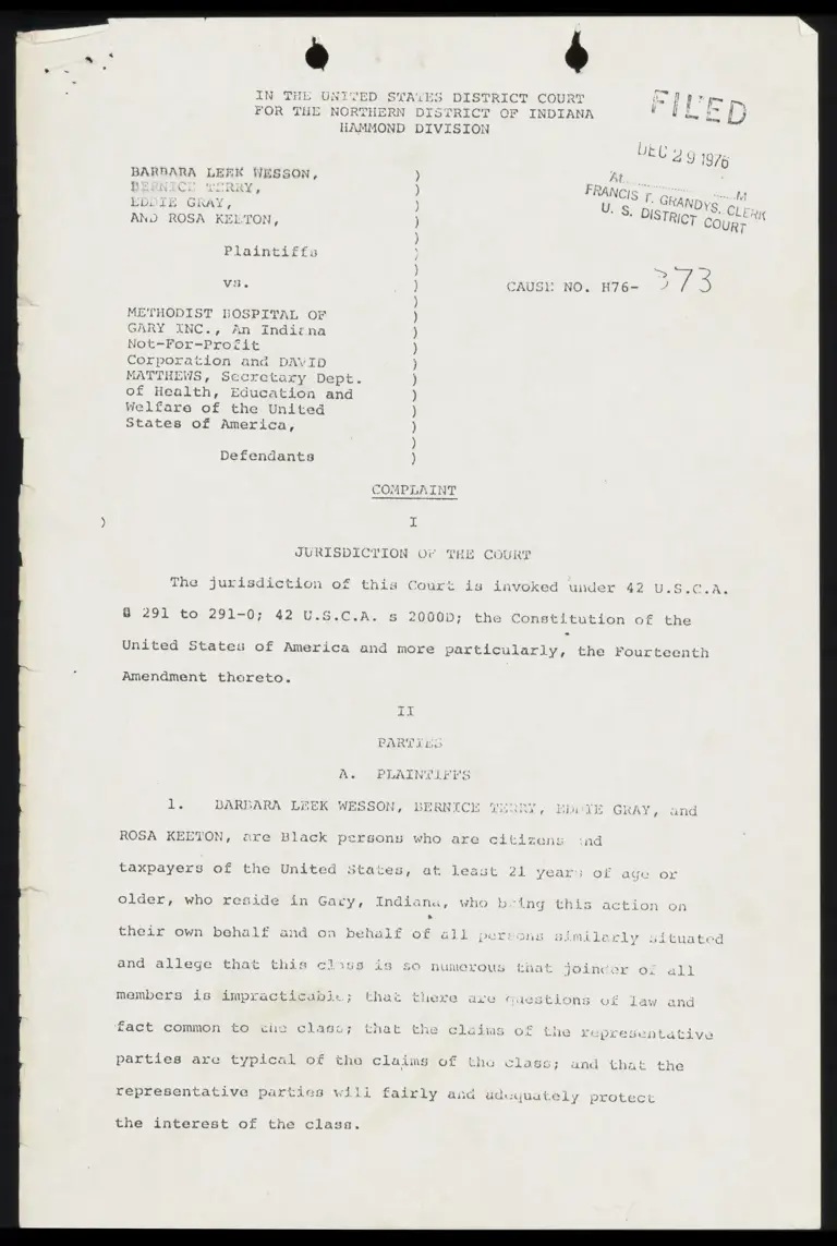 Complaint preview