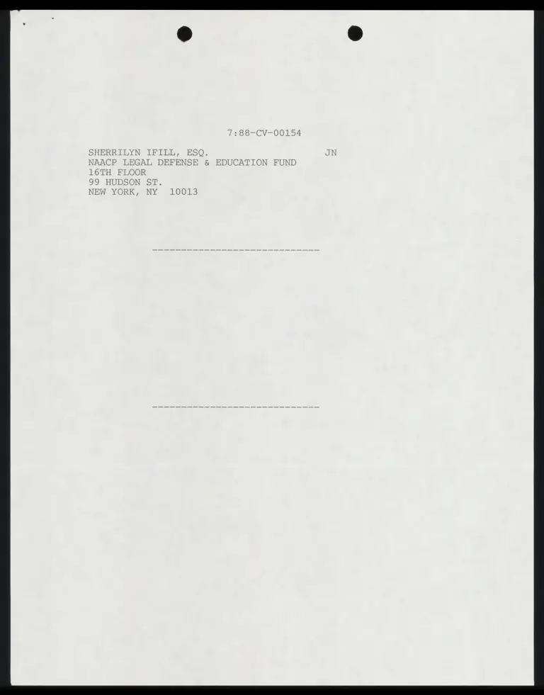 Order Granting Motion to Correct Clerical Mistake preview