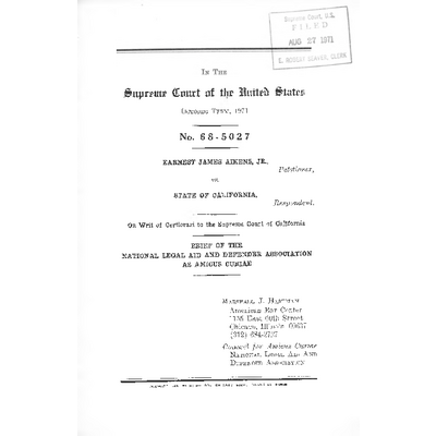 Aikens v. California Brief of preview
