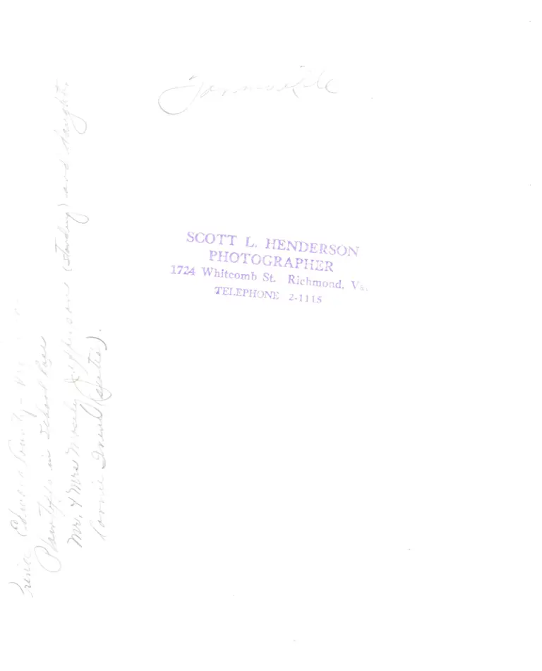 Prince Edward County, Virginia Plaintiffs, undated - 7 of 12 (back) preview