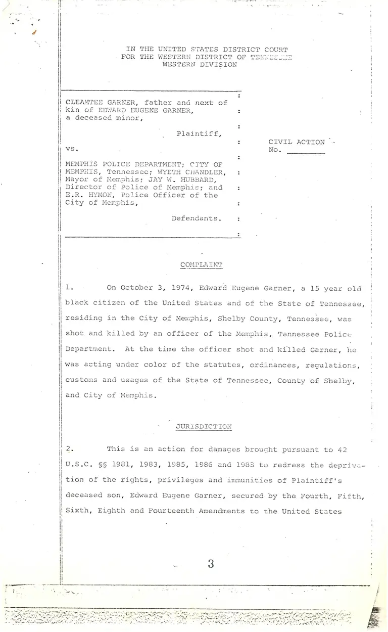 Draft Complaint preview