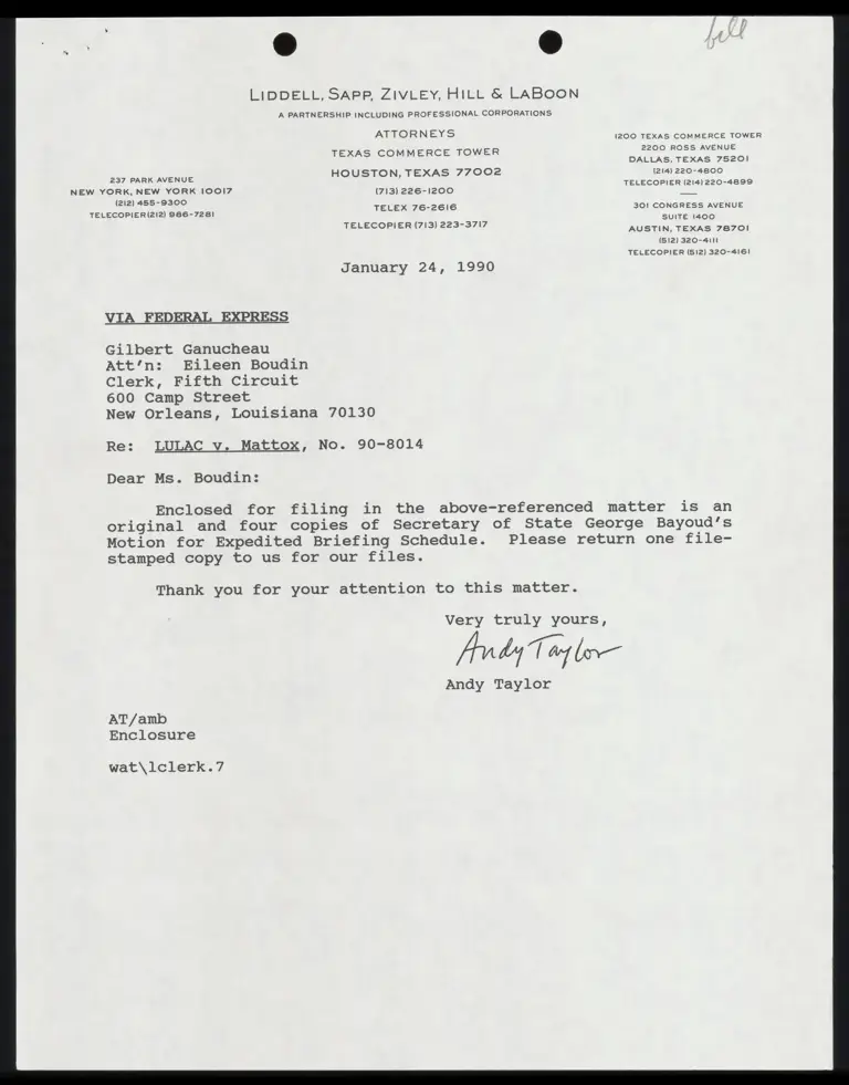 Secretary of State George Bayoud's Motion for Expedited Briefing Schedule preview