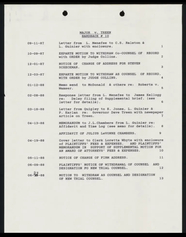 Index to Hardback 13 preview