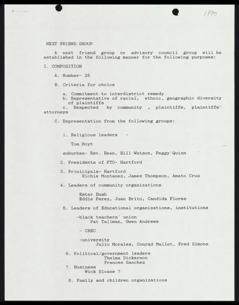 Next Friend Group Notes preview