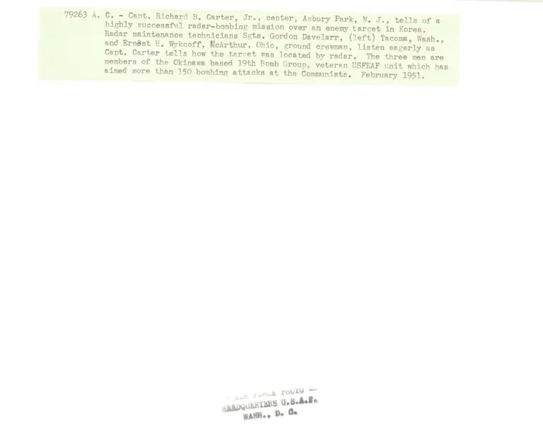 Armed Forces, 1950, undated - 9 of 31 (back) preview