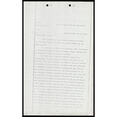 Motions, Orders and Court Transcripts RE: New Trial preview