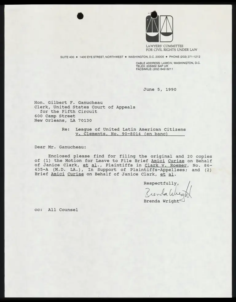 Motion for Leave to File Brief Amici Curiae; Motion for Leave to File Amici Brief of Clark Plaintiffs preview