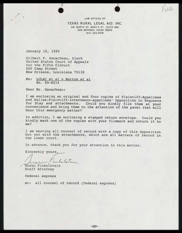 Plaintiff-Appellees and Dallas-Plaintiff-Intervenor-Appellees Opposition to Requests for Stay preview