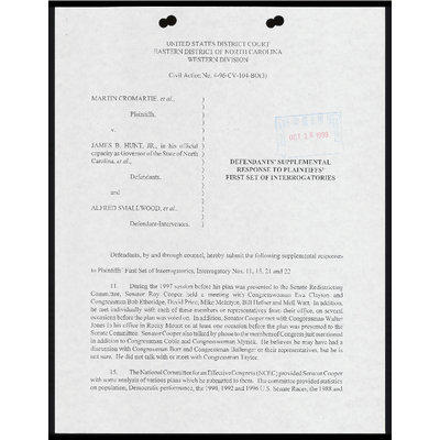 Defendants' Supplemental Response to Plaintiffs' First Set of Interrogatories preview