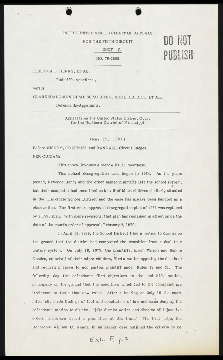 Opinion Per Curiam; Order Denying Motion to Dismiss Appeal preview