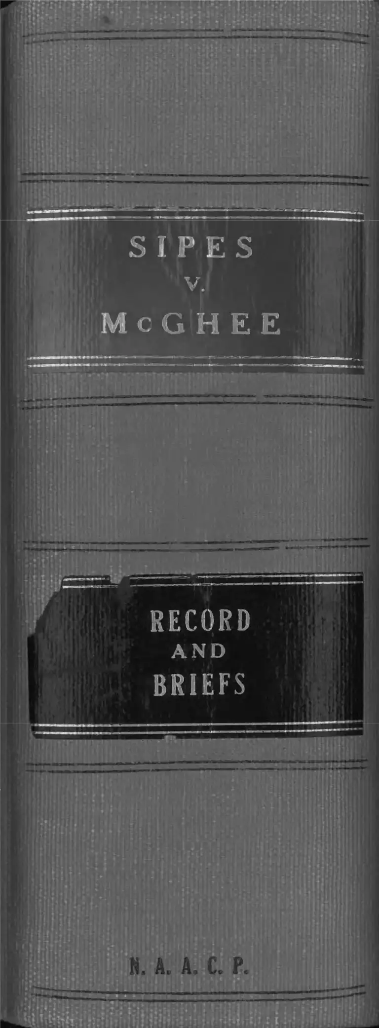 Sipes v. McGhee Record and Briefs preview