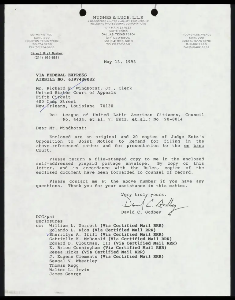 Judge Entz's Opposition to Joint Motion to Remand preview