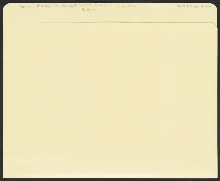 General Legal Files and Court Correspondence preview