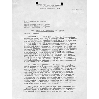 Letter From Dimond to Court RE Motions and Supplemental Pleadings preview