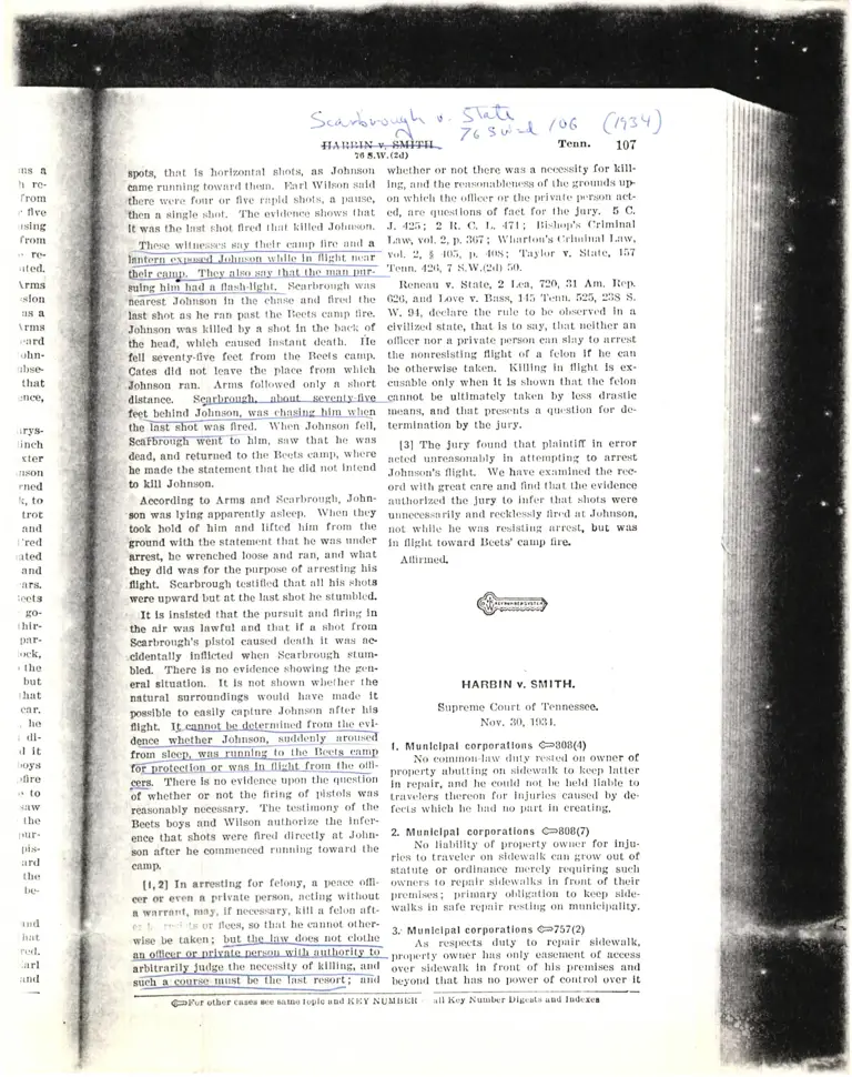 Scarbrough v. State Court Opinion preview