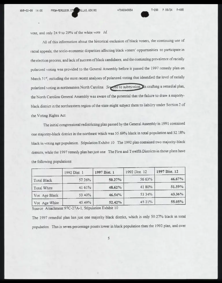 Fax to Berrien From Hodgkiss RE: Suggested Changes to Report preview