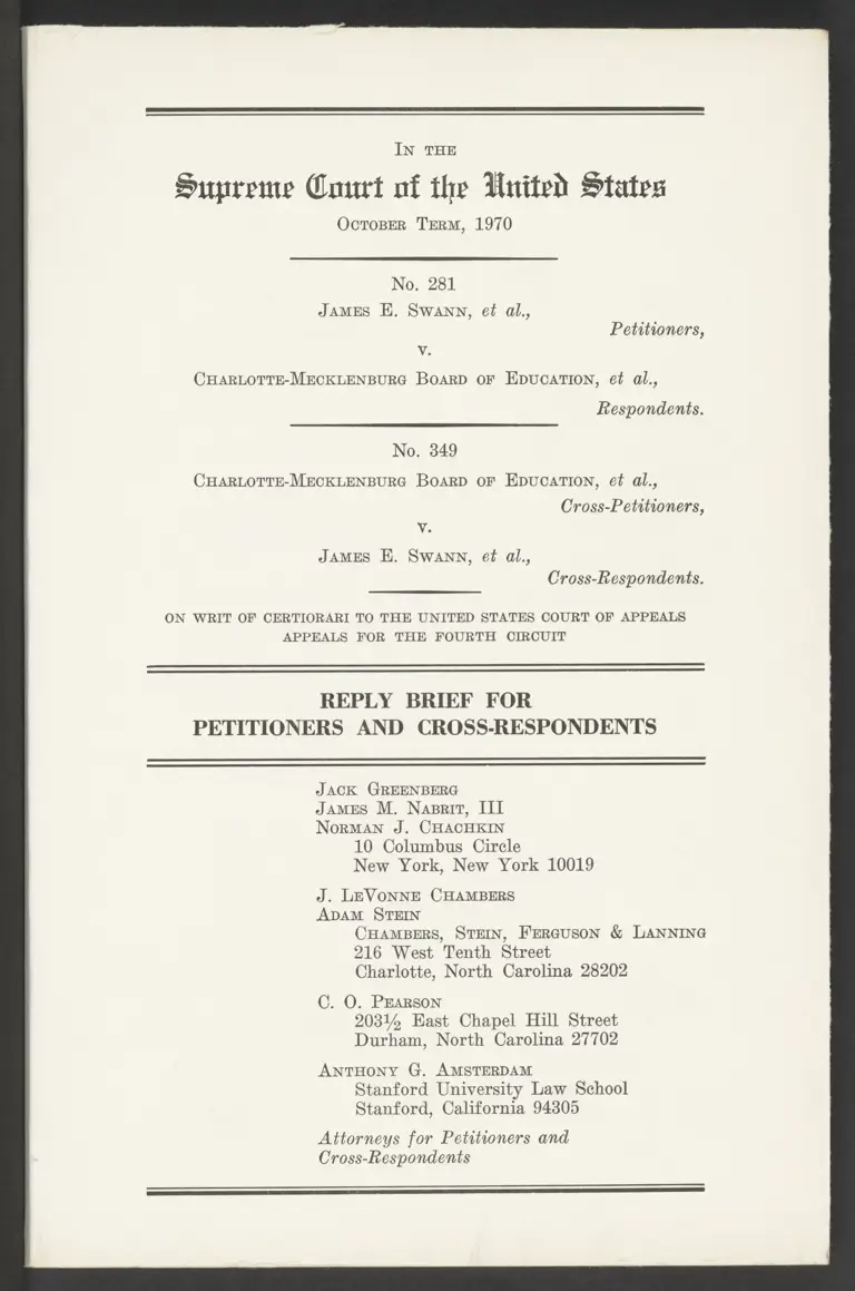 Reply Brief for Petitioners and Cross-Respondents preview