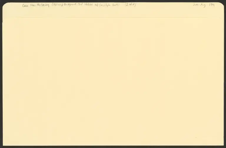 Third Habeas Petition (Multiple Courts) Vol. 2 of 2 preview
