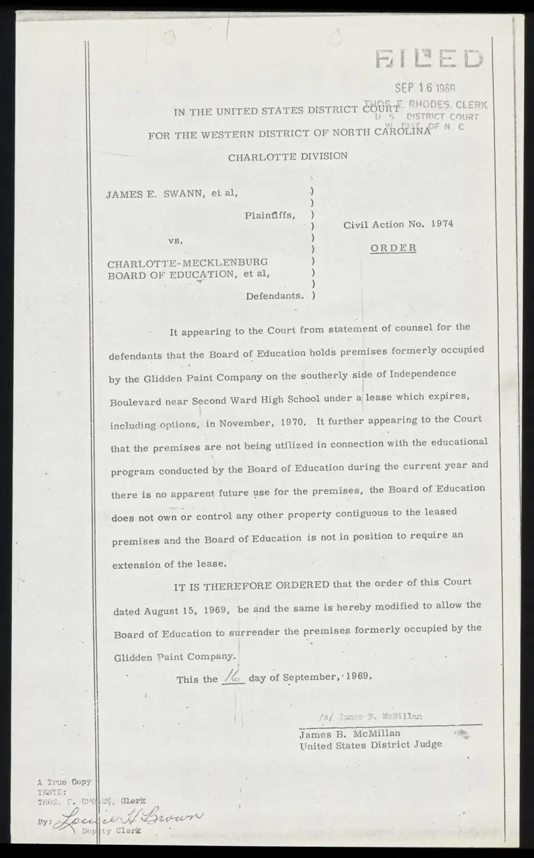 Order Modifying Surrender to Premises preview
