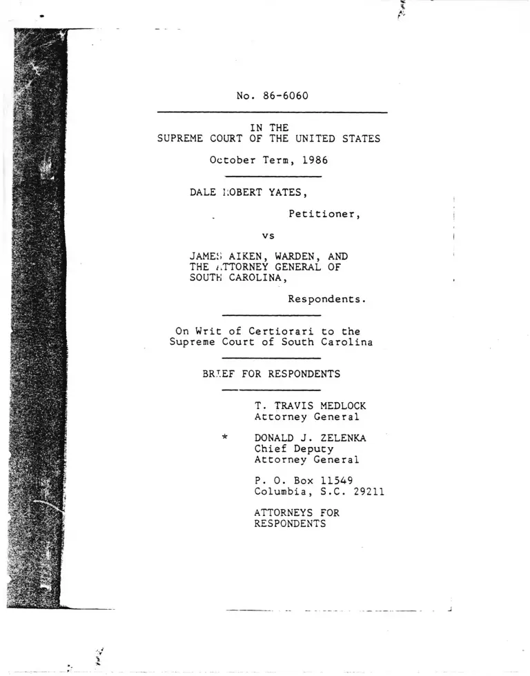 Yates v. Aiken Brief for Respondents preview