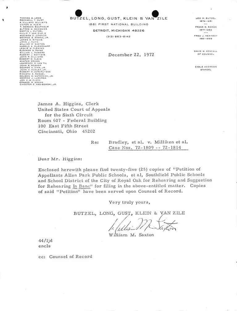 Appellant's Petition for Rehearing and Suggestion of Rehearing En Banc with Cover Letter preview