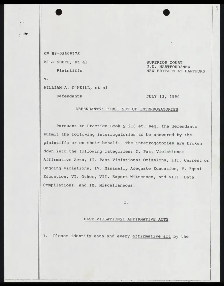 Defendants' First Set of Interrogatories preview