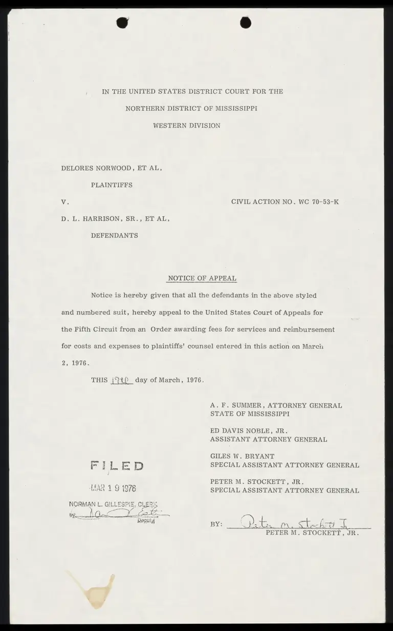 Notice of Appeal preview