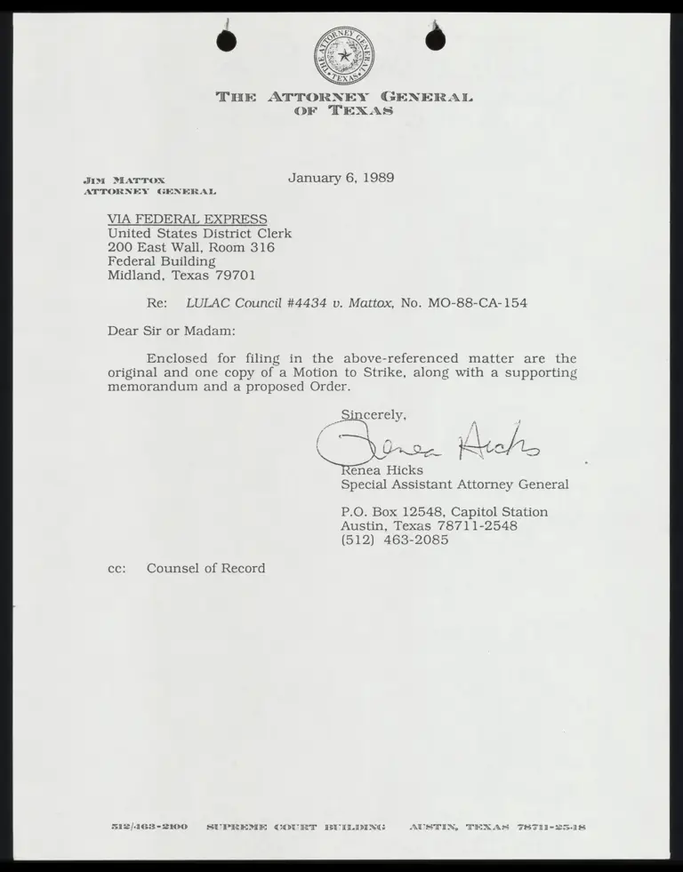 Motion to Strike; Memorandum in Support; Proposed Order preview