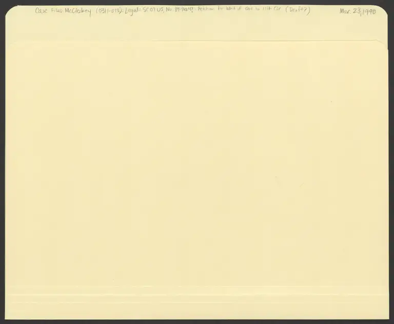 Petition for Writ of Certiorari to the 11th Circuit (Draft) preview