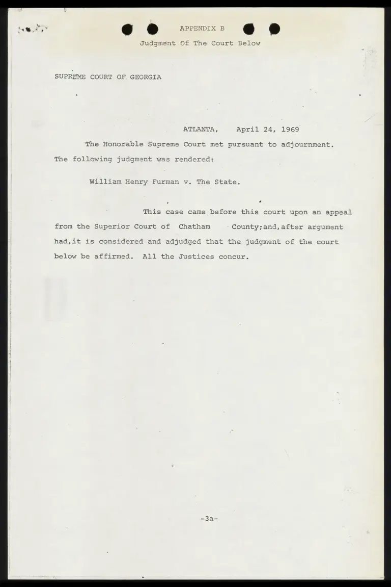 Supreme Court of Georgia Judgment preview