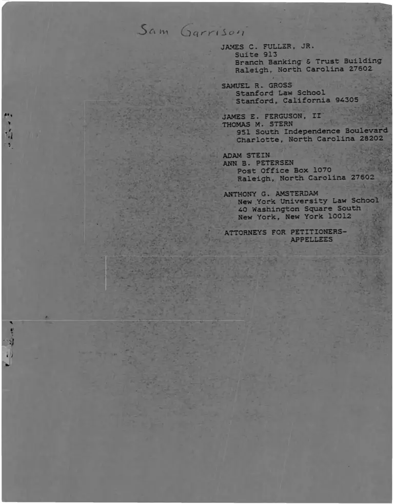 Garrison v. Keeten Brief for Petitioners-Appellees preview