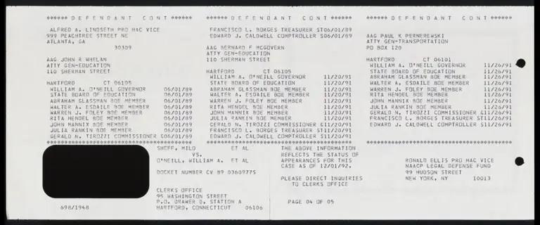 Status of Court Appearances preview