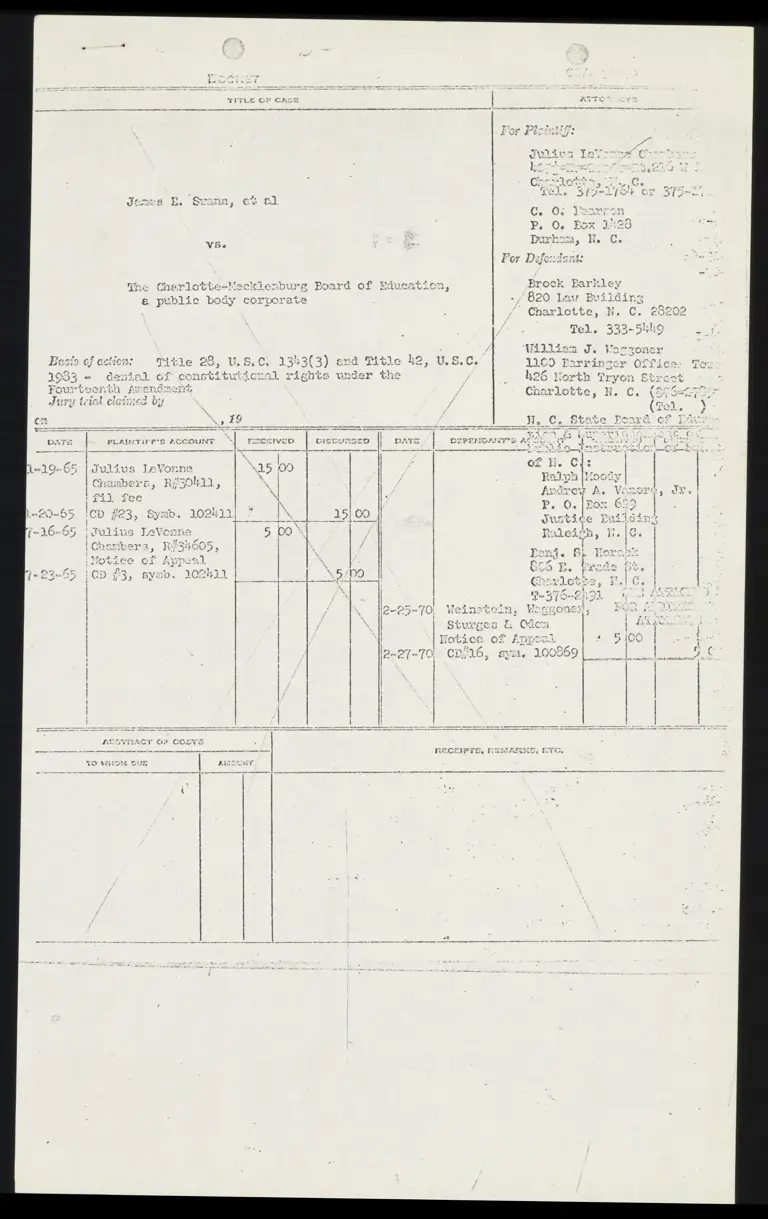 Docket preview