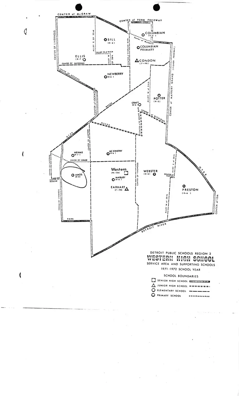 Detroit Public Schools Proposed Area Maps preview