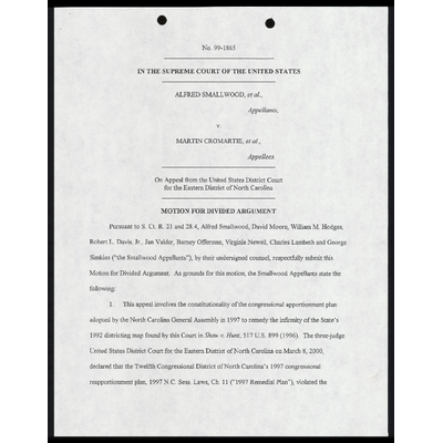 Motion for Divide Argument preview